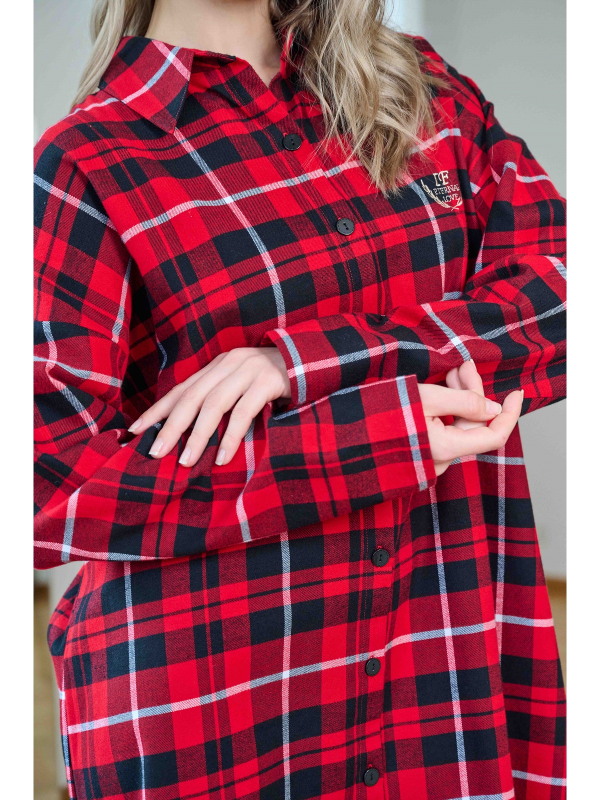 Сорочка домашняя Indefini (Арт. 5200SDX) Сорочка домашняя Indefini (Арт. 5200SDX)